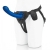Синяя насадка Remote Control P-Spot G-Spot с черными трусиками - 20 см. - Pegasus - купить с доставкой в Димитровграде