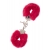 Металлические наручники с красной меховой опушкой METAL HANDCUFF WITH PLUSH RED - Dream Toys - купить с доставкой в Димитровграде