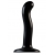 Черный фаллоимитатор-насадка Strap-On-Me P G spot Dildo size S - 16,4 см. - Strap-on-me - купить с доставкой в Димитровграде