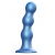Голубая насадка Strap-On-Me Dildo Plug Balls size S - Strap-on-me - купить с доставкой в Димитровграде
