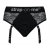 Черные трусики для насадок Diva Lingerie Harness - size L - Strap-on-me - купить с доставкой в Димитровграде