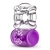 Фиолетовое эрекционное виброкольцо Pleaser Rechargeable C-Ring - Blush Novelties - в Димитровграде купить с доставкой