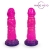 Розовый рельефный фантазийный фаллоимитатор - 20 см. - Bior toys - купить с доставкой в Димитровграде
