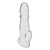 Прозрачная насадка для пениса Girthy Penis Enhancing Sleeve Extension - 17,1 см. - BlueLine - в Димитровграде купить с доставкой