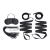 Эротический набор 4PC Bondage Bed Strap   Flogger Kit - Lux Fetish - купить с доставкой в Димитровграде