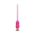 Розовый тонкий стимулятор Nipple Vibrator - 23 см. - I-MOON - купить с доставкой в Димитровграде