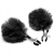 Зажимы для сосков с черным помпонами Pom Pom Nipple Clamps - XR Brands - купить с доставкой в Димитровграде