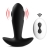 Черный массажер простаты с вибрацией, эффектом маятника и пультом ДУ - Secwell - в Димитровграде купить с доставкой