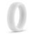 Белое люминесцентное эрекционное кольцо Silicone Glo Cock Ring - Blush Novelties - в Димитровграде купить с доставкой