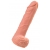 Телесная удлиняющая фаллическая насадка - 16 см. - ToyFa - в Димитровграде купить с доставкой
