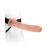 Фаллопротез телесного цвета Hollow Strap-On - 29 см. - Pipedream - купить с доставкой в Димитровграде