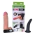 Страпон с 2 насадками и вибрацией UniStrap - 19 и 12 см. - LOVETOY (А-Полимер) - купить с доставкой в Димитровграде