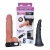 Страпон с 2 насадками и вибрацией UniStrap - 20 и 18 см. - LOVETOY (А-Полимер) - купить с доставкой в Димитровграде