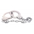 Наручники из металла с длинной цепочкой CHROME HANDCUFFS METAL HANDCUFFS W. KEY - NMC - купить с доставкой в Димитровграде