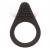 Чёрное эрекционное кольцо LIT-UP SILICONE STIMU RING 1 BLACK - Dream Toys - в Димитровграде купить с доставкой