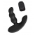 Черный силиконовый стимулятор простаты Levett Nitoc с пультом ДУ - Levett - в Димитровграде купить с доставкой