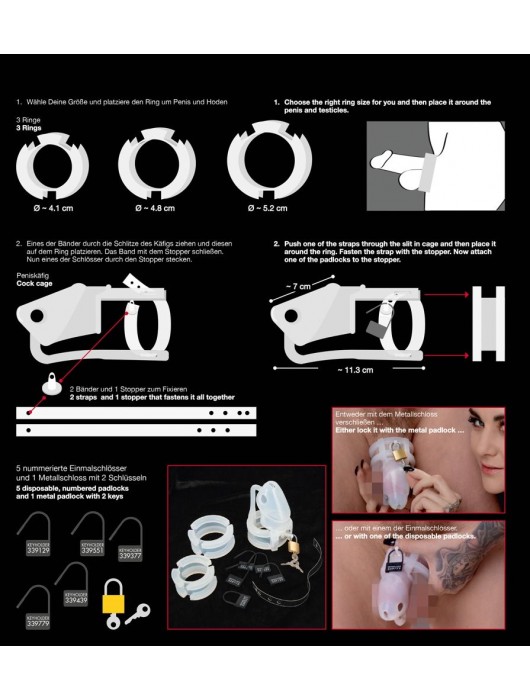 Набор для мужского пояса верности Cock Cage Set - Orion - купить с доставкой в Димитровграде