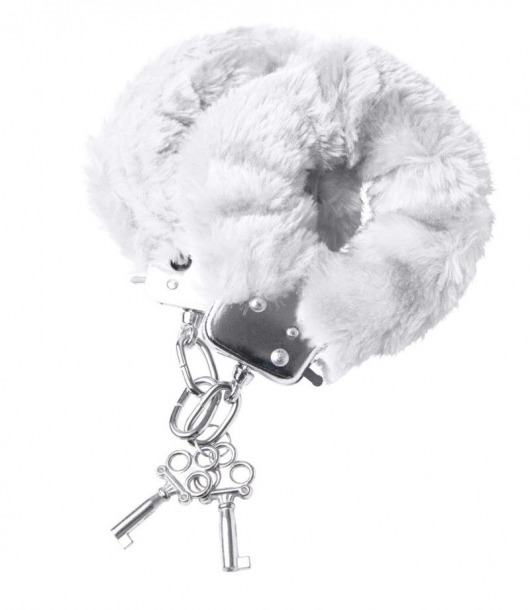 Наручники с белой меховой опушкой - ToyFa - купить с доставкой в Димитровграде