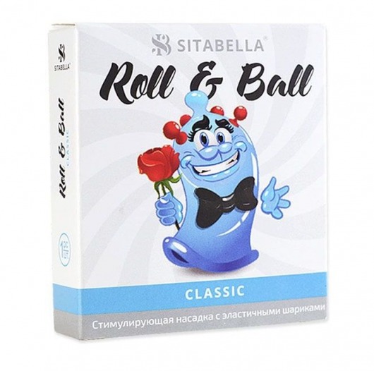 стимулирующий презерватив-насадка Roll   Ball Classic - Sitabella - купить с доставкой в Димитровграде