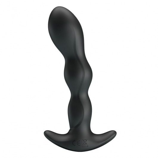 Черный анальный стимулятор простаты с вибрацией Special Anal Massager - 14,5 см. - Baile - в Димитровграде купить с доставкой
