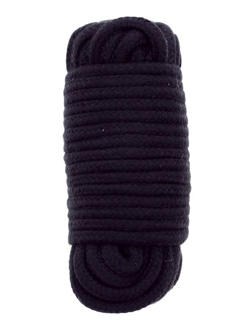 Черная веревка для связывания BONDX LOVE ROPE - 10 м. - Dream Toys - купить с доставкой в Димитровграде