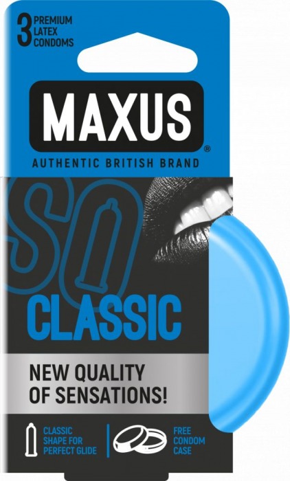 Классические презервативы в железном кейсе MAXUS Classic - 3 шт. - Maxus - купить с доставкой в Димитровграде