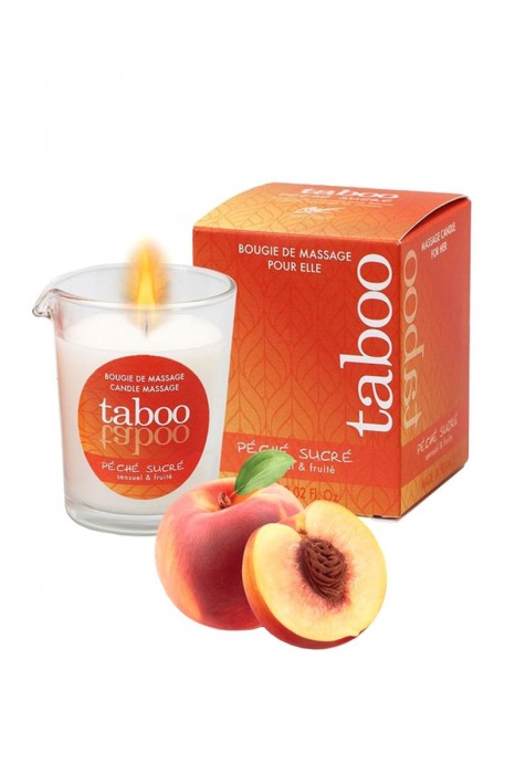 Массажное аромамасло с афродизиаками для женщин RUF Taboo Peche sucre - 60 гр. - RUF - купить с доставкой в Димитровграде