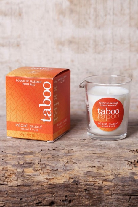 Массажное аромамасло с афродизиаками для женщин RUF Taboo Peche sucre - 60 гр. - RUF - купить с доставкой в Димитровграде
