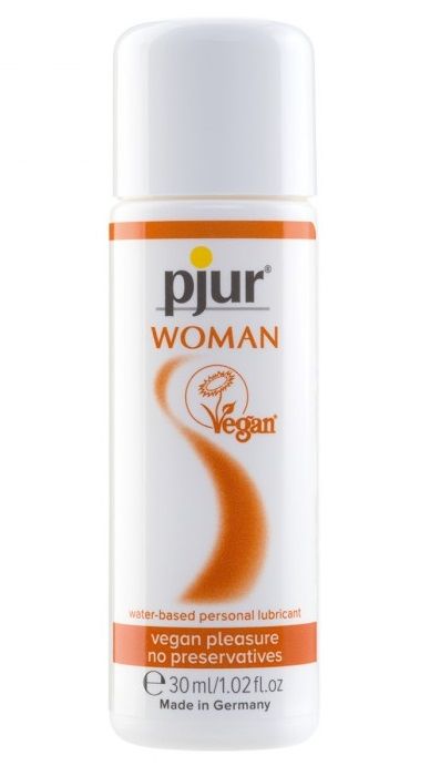 Лубрикант pjur WOMAN Vegan на водной основе - 30 мл. - Pjur - купить с доставкой в Димитровграде