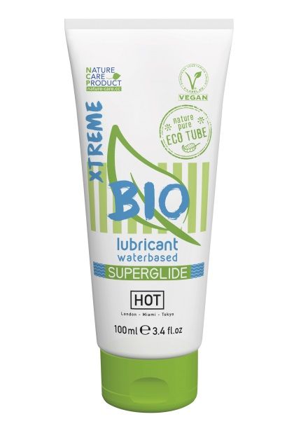Интимный увлажняющий гель BIO SuperGlide Xtreme - 100 мл. - HOT - купить с доставкой в Димитровграде