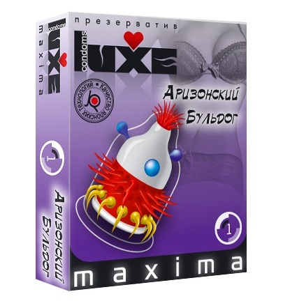 Презерватив LUXE Maxima  Аризонский Бульдог  - 1 шт. - Luxe - купить с доставкой в Димитровграде