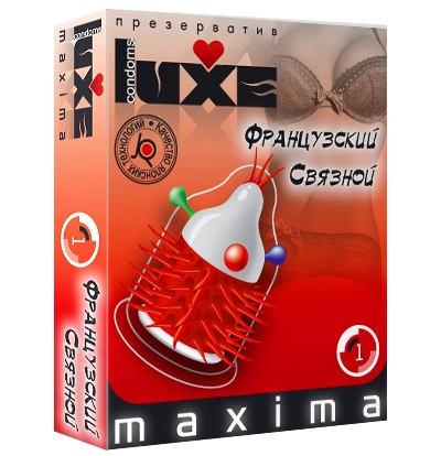Презерватив LUXE Maxima  Французский связной  - 1 шт. - Luxe - купить с доставкой в Димитровграде