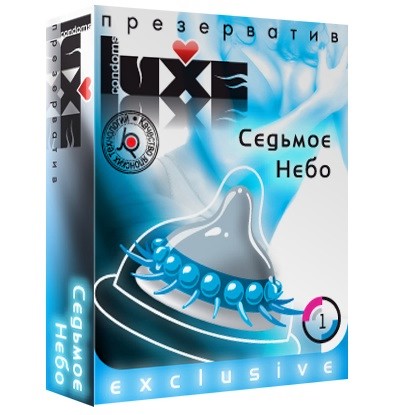 Презерватив LUXE  Exclusive  Седьмое небо  - 1 шт. - Luxe - купить с доставкой в Димитровграде