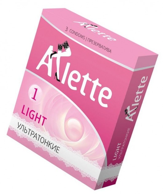 Ультратонкие презервативы Arlette Light - 3 шт. - Arlette - купить с доставкой в Димитровграде