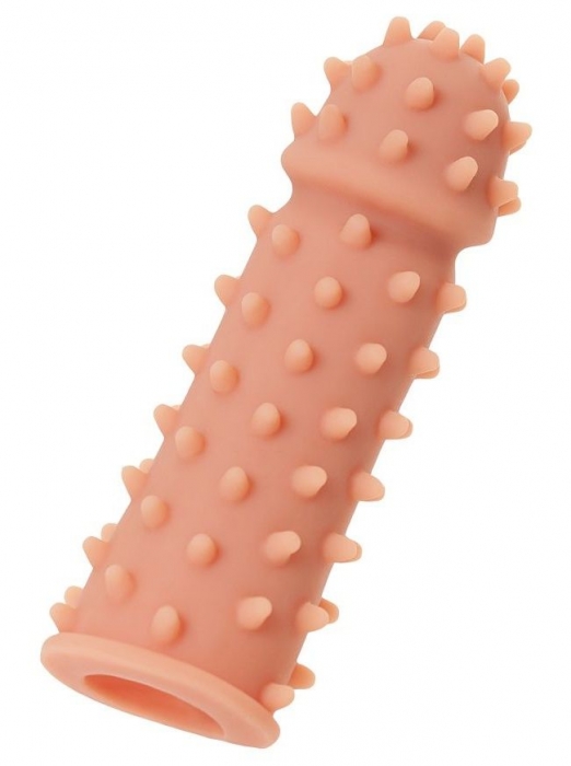 Телесная реалистичная насадка KOKOS Extreme Sleeve 03 с дополнительной стимуляцией - 12,7 см. - KOKOS - в Димитровграде купить с доставкой