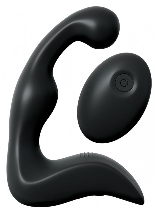 Черный вибромассажер простаты с пультом ДУ Control P-Spot Pro - Pipedream - в Димитровграде купить с доставкой