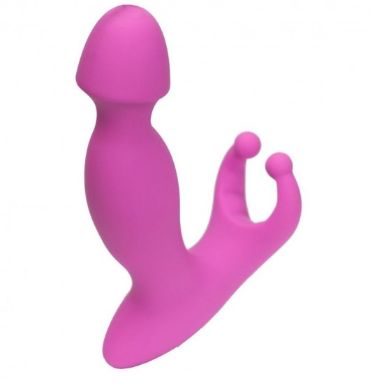 Розовый стимулятор простаты с усиками - 15 см. - 4sexdreaM - в Димитровграде купить с доставкой