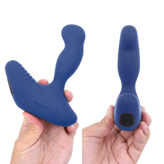 Синий вибромассажер простаты NEXUS REVO 2.0 с вращающейся головкой - Nexus Range - в Димитровграде купить с доставкой