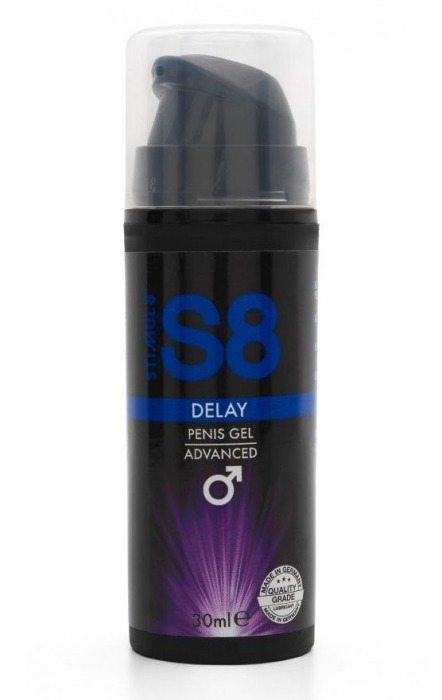 Пролонгирующий гель для мужчин S8 Delay Gel - 30 мл. - Stimul8 - купить с доставкой в Димитровграде