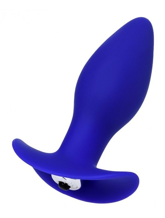 Синяя анальная вибровтулка Fancy - 10,7 см. - ToyFa