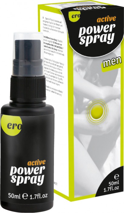 Стимулирующий спрей для мужчин Active Power Spray - 50 мл. - Ero - купить с доставкой в Димитровграде