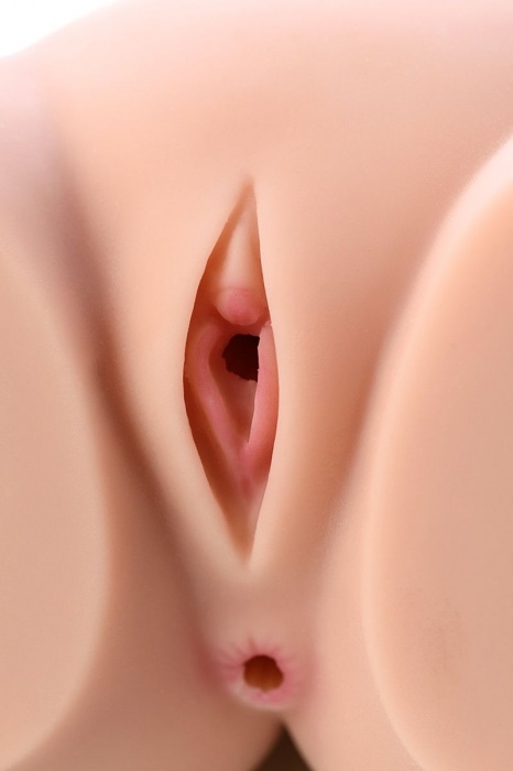 Мастурбатор-полуторс Cherry с вибрацией и двумя любовными тоннелями - KOKOS - в Димитровграде купить с доставкой