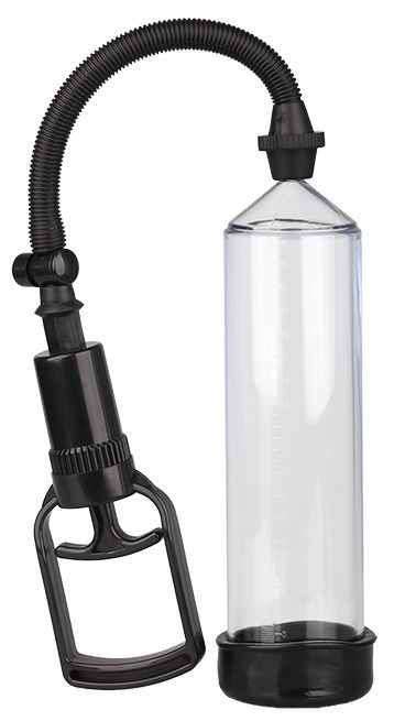 Прозрачная вакуумная помпа TRIGGER HANDLE PENIS PUMP - Dream Toys - в Димитровграде купить с доставкой