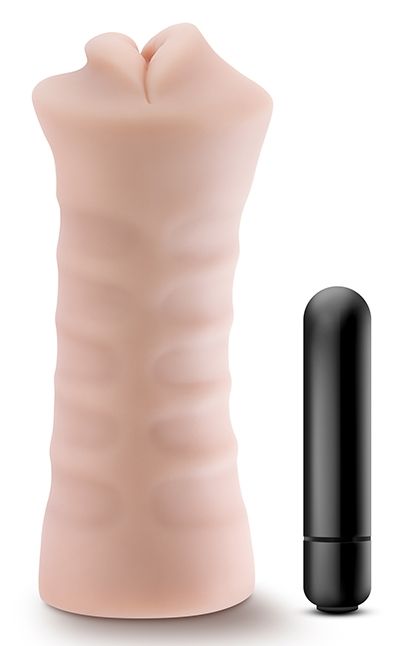 Телесный мастурбатор-ротик Angie - Blush Novelties - в Димитровграде купить с доставкой
