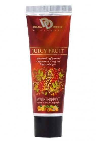 Интимный съедобный лубрикант JUICY FRUIT с ароматом фруктов - 30 мл. - БиоМед - купить с доставкой в Димитровграде