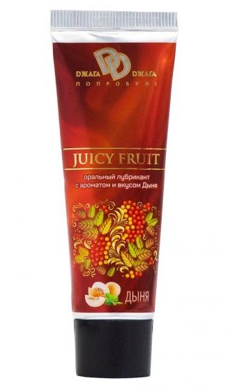Интимный съедобный лубрикант JUICY FRUIT с ароматом дыни - 30 мл. - БиоМед - купить с доставкой в Димитровграде