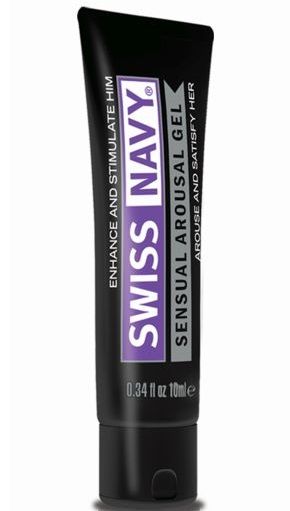Возбуждающий гель-лубрикант на водной основе Sensual Arousal Lubricant - 10 мл. - Swiss navy - купить с доставкой в Димитровграде