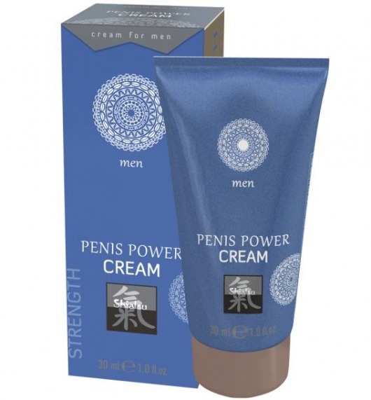 Возбуждающий крем для мужчин Penis Power Cream - 30 мл. - Shiatsu - купить с доставкой в Димитровграде