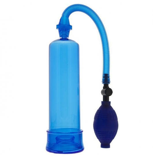 Синяя вакуумная помпа MENZSTUFF PENIS ENLARGER - Dream Toys - в Димитровграде купить с доставкой
