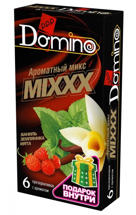 Ароматизированные презервативы DOMINO  Ароматный микс  - 6 шт. - Domino - купить с доставкой в Димитровграде